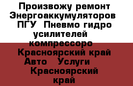 Произвожу ремонт Энергоаккумуляторов, ПГУ (Пневмо-гидро усилителей), компрессоро - Красноярский край Авто » Услуги   . Красноярский край